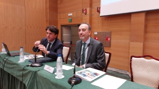 El presidente de la Sala de lo Penal del TS, Manuel Marchena, durante su intervención